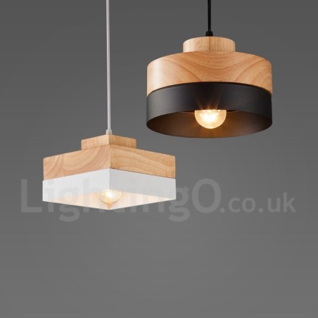 Modern Contemporary Wood Metal Wood Pendant Light Modern Contemporary Wood Metal Wood Pendant Light