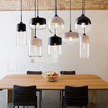 Modern Contemporary Pendant Light with Glass Shade Modern Contemporary Pendant Light with Glass Shade