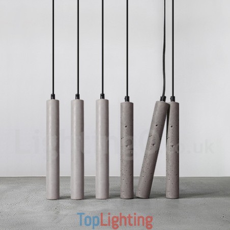 Modern Contemporary Concrte 1 Light Pendant Light Modern Contemporary Concrte 1 Light Pendant Light