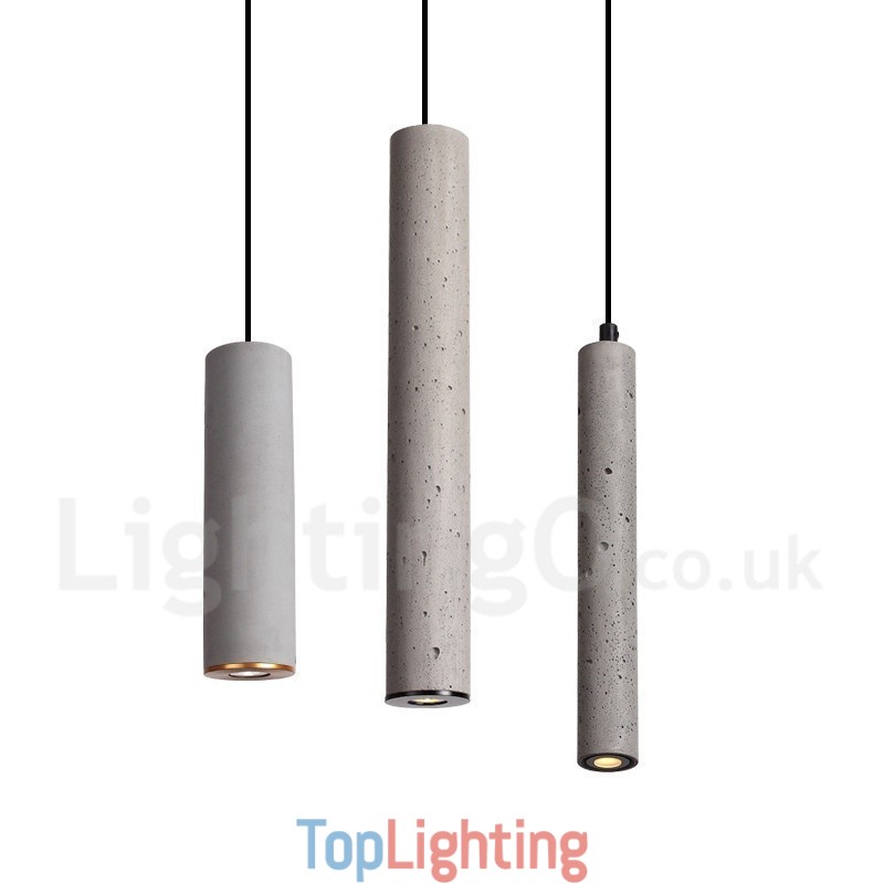 Modern Contemporary Concrte 1 Light Pendant Light