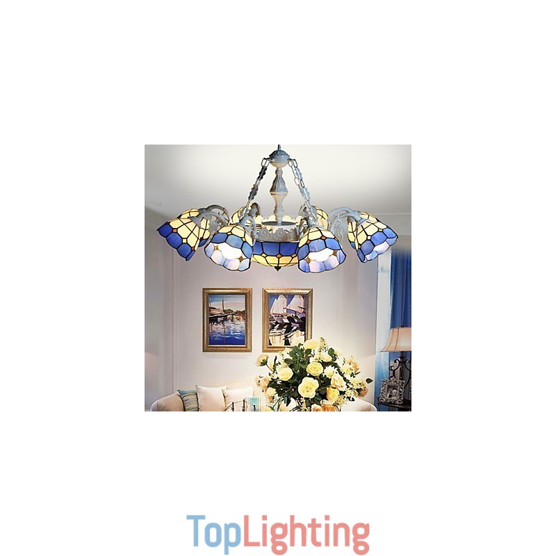 The Mediterranean Sea Rural Sitting Creative 8 + 1 Head Lamps And Lanterns