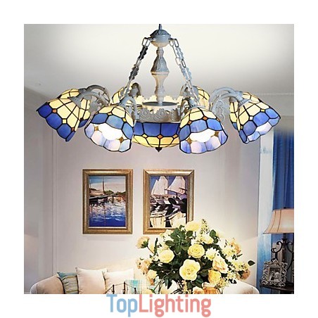 The Mediterranean Sea Rural Sitting Creative 8 + 1 Head Lamps And Lanterns The Mediterranean Sea Rural Sitting Creative 8 + 1 Head Lamps And Lanterns