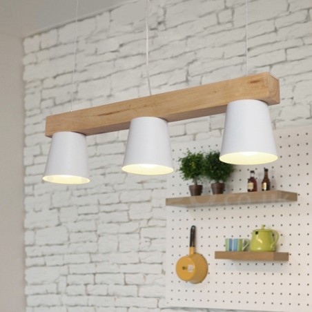3 Light Modern Contemporary Wood Pendant Light 3 Light Modern Contemporary Wood Pendant Light
