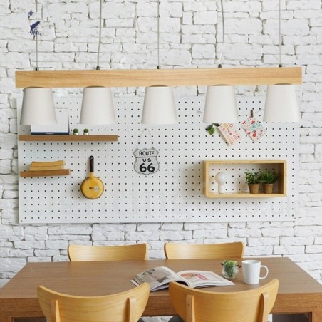5 Light Modern Contemporary Wood Pendant Light 5 Light Modern Contemporary Wood Pendant Light