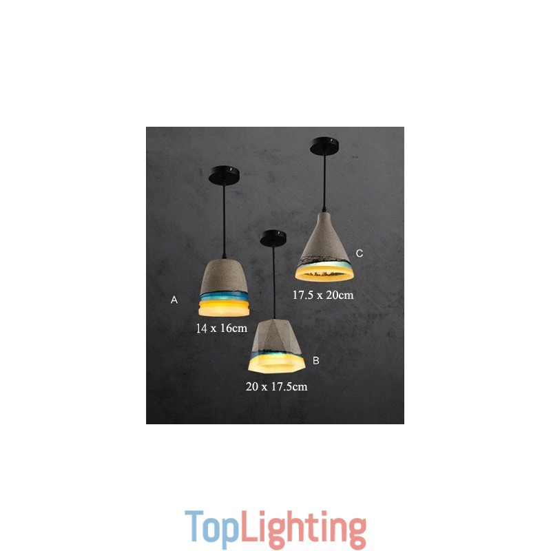 Vintage Concrte Pendant Light