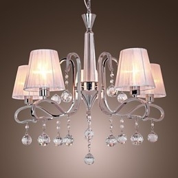 Modern Contemporary Crystal Electroplated Chandelier