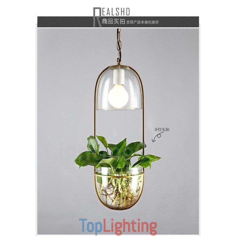Rustic Lodge Metal Glass Pendant Light