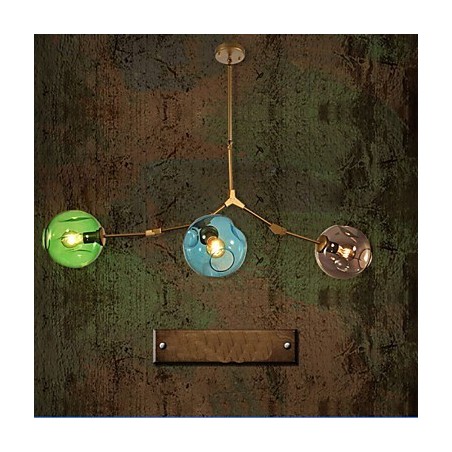Art Color Glass Bulb Pendant Art Color Glass Bulb Pendant