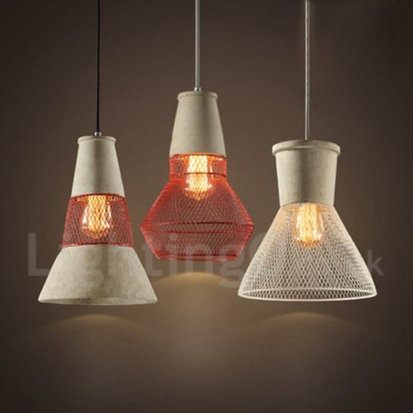 1 Light Metal Concrte Rustic Lodge Pendant Light 1 Light Metal Concrte Rustic Lodge Pendant Light