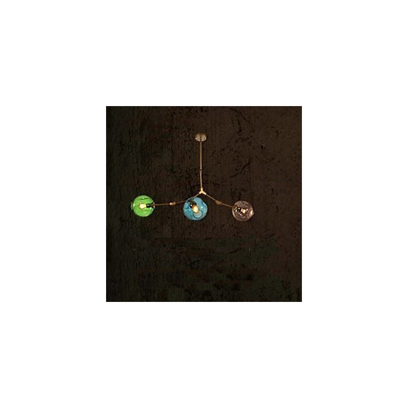 Art Color Glass Bulb Pendant