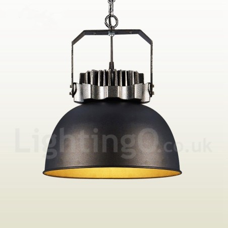 Black Country Vintage Metal Pendant Light Black Country Vintage Metal Pendant Light