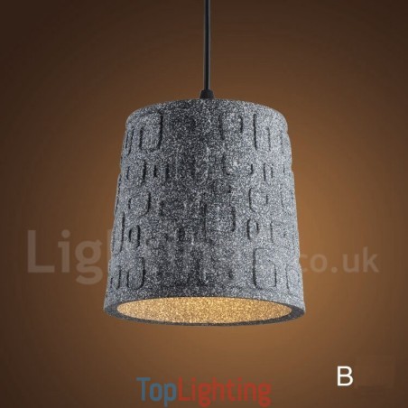 Retro Vintage Concrte 1 Light Pendant Light Retro Vintage Concrte 1 Light Pendant Light