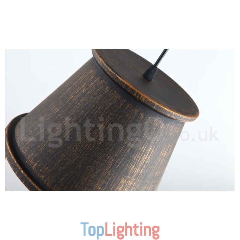 Retro Vintage 1 Light Metal Pendant Light