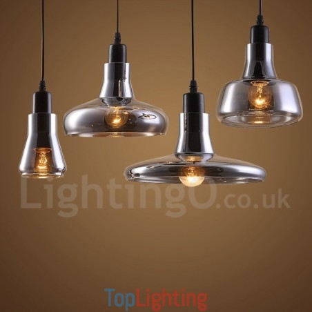 Retro Vintage 1 Light Pendant Light with Glass Shade Retro Vintage 1 Light Pendant Light with Glass Shade