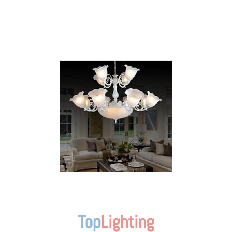 Chandelier Traditional Classic Vintage Retro Metal