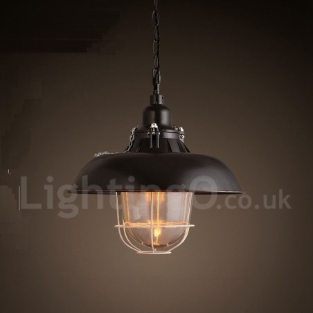 Retro Vintage Metal 1 Light Pendant Light Retro Vintage Metal 1 Light Pendant Light