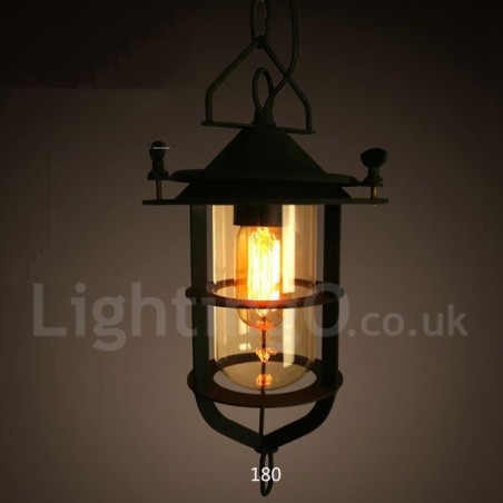 Retro Vintage Metal 1 Light Pendant Light Retro Vintage Metal 1 Light Pendant Light