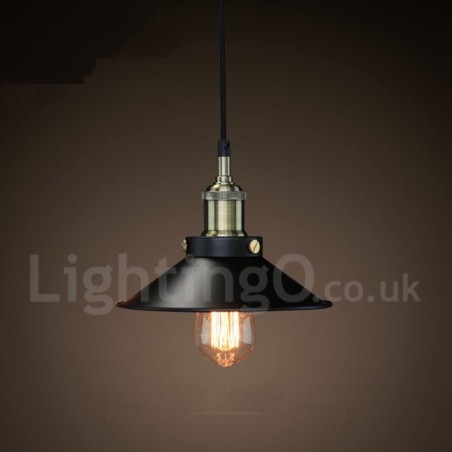 Retro Vintage Metal 1 Light Pendant Light Retro Vintage Metal 1 Light Pendant Light