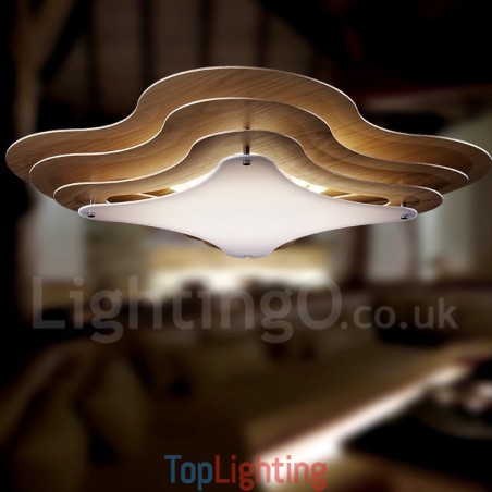 Wood Flush Mount Light Wood Flush Mount Light
