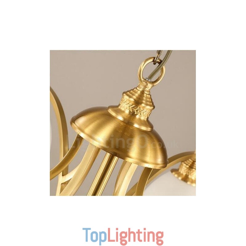 3 Light Rustic Lodge Integrated Metal Copper Chandelier