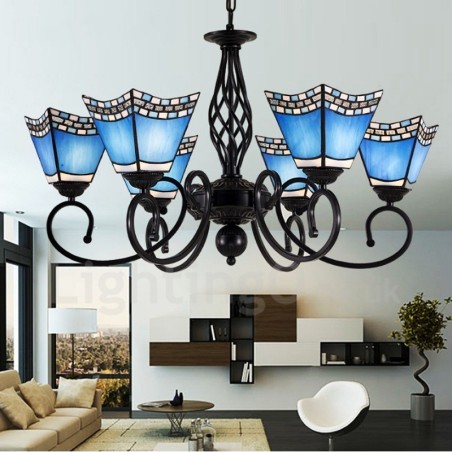 6 Light Mediterranean Style Integrated Metal Chandelier 6 Light Mediterranean Style Integrated Metal Chandelier