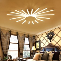 18 Light Modern Contemporary Integrated Metal Chandelier