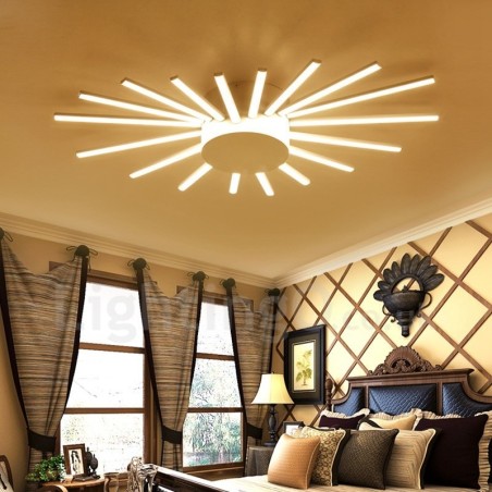 18 Light Modern Contemporary Integrated Metal Chandelier 18 Light Modern Contemporary Integrated Metal Chandelier