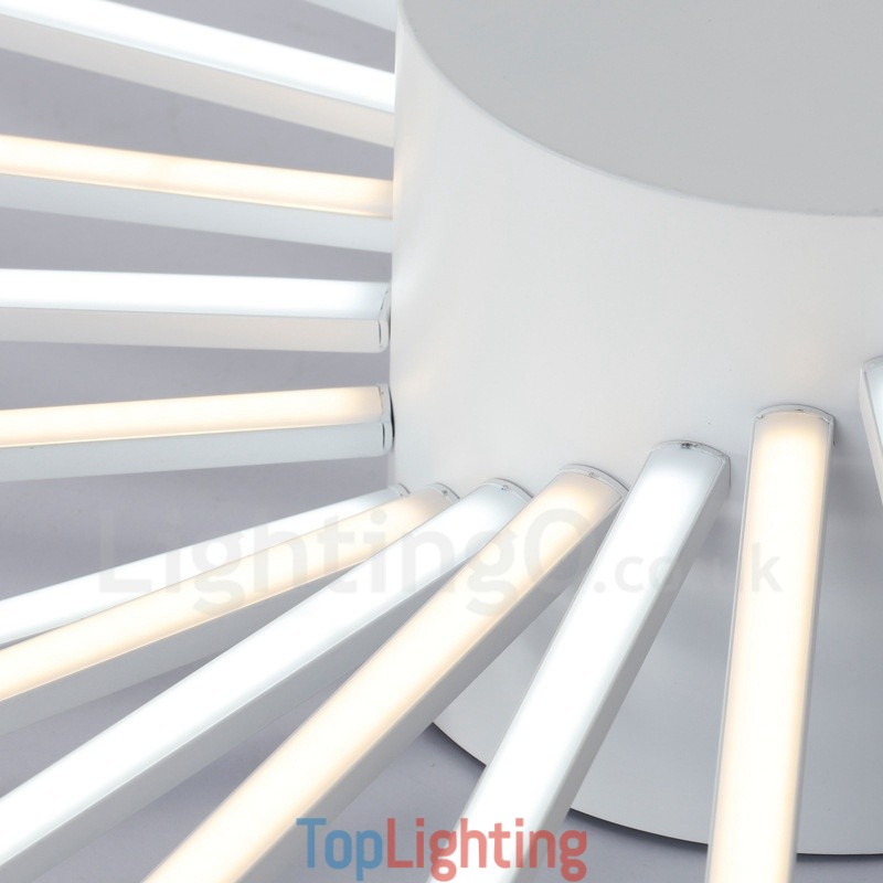 28 Light Modern Contemporary Integrated Metal Chandelier