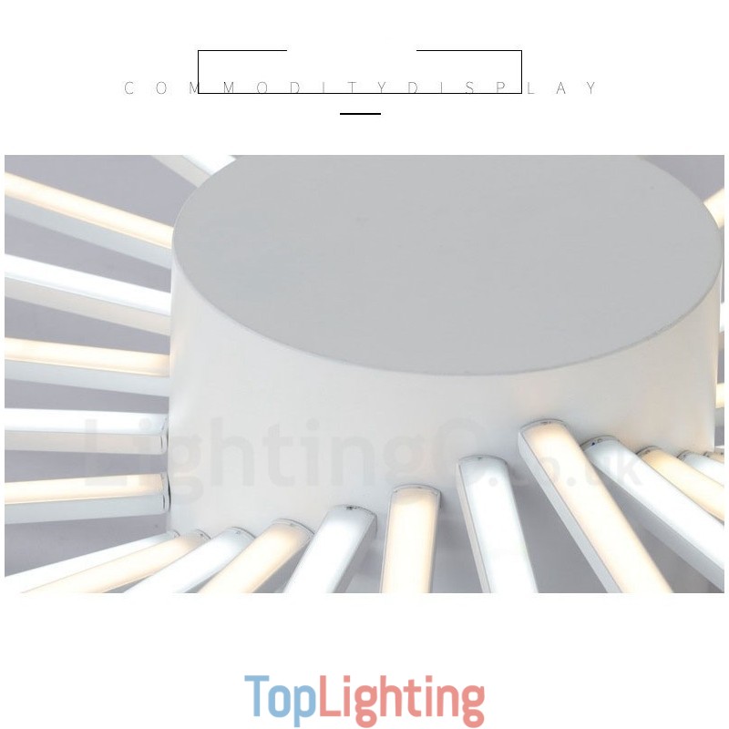 28 Light Modern Contemporary Integrated Metal Chandelier