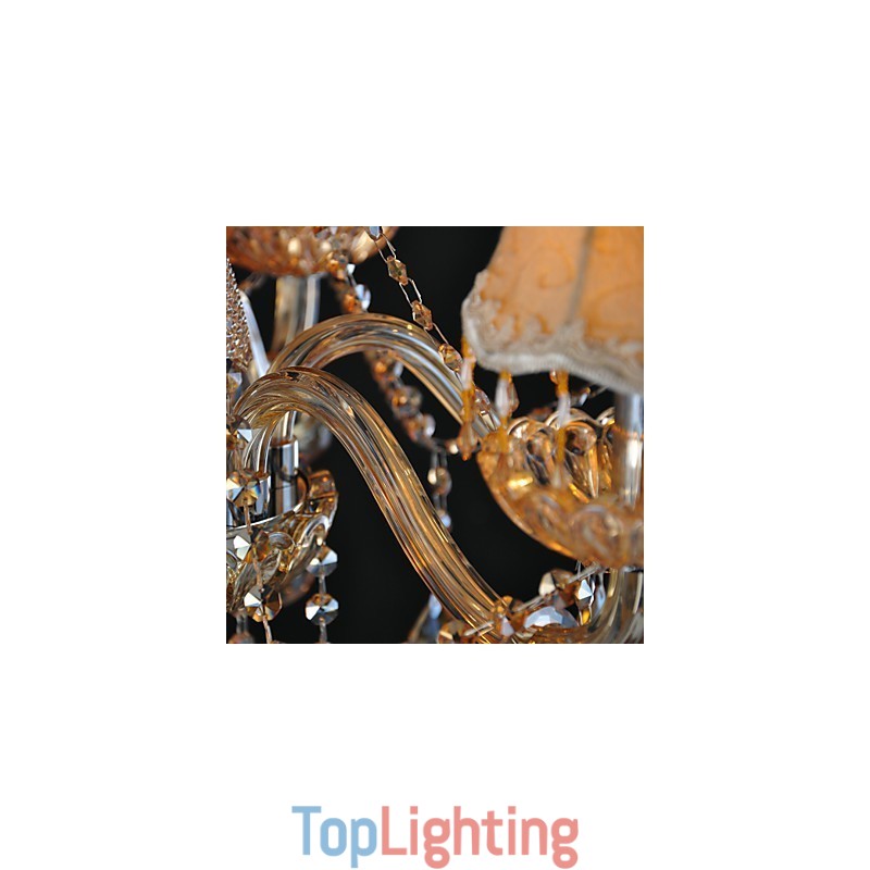 Chandelier Crystal Traditional Classic Glass 6 Light
