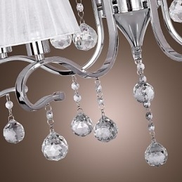 Modern Contemporary Crystal Electroplated Chandelier