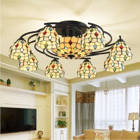 11 Light Mediterranean Style Integrated Chandelier 11 Light Mediterranean Style Integrated Chandelier