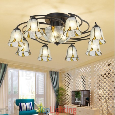 11 Light Mediterranean Style Integrated Bath Metal Chandelier 11 Light Mediterranean Style Integrated Bath Metal Chandelier
