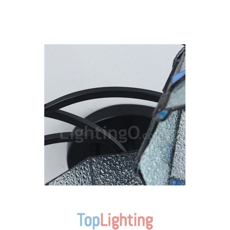 4 Light Mediterranean Style Integrated Bath Metal Chandelier