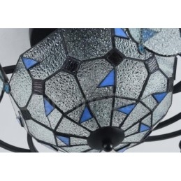 4 Light Mediterranean Style Integrated Bath Metal Chandelier