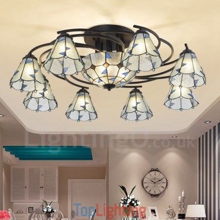11 Light Mediterranean Style Integrated Bath Metal Chandelier 11 Light Mediterranean Style Integrated Bath Metal Chandelier