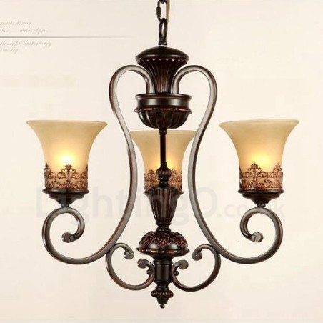 3 Light Rustic Lodge Integrated Metal Chandelier 3 Light Rustic Lodge Integrated Metal Chandelier