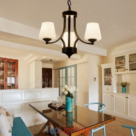 3 Light Rustic Lodge Integrated Metal Chandelier 3 Light Rustic Lodge Integrated Metal Chandelier