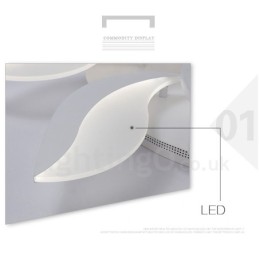 15 Light Modern Contemporary Integrated 128W Chandelier