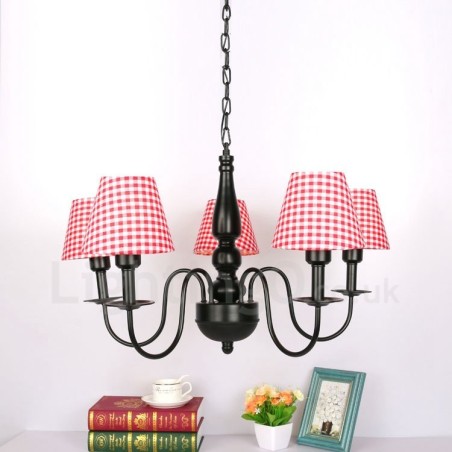 Mediterranean Style Integrated Metal Chandelier Mediterranean Style Integrated Metal Chandelier
