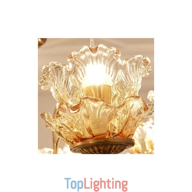 15 Light Traditional Classic Integrated Metal Chandelier