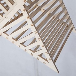 Vintage Five pointed Star Wood Chandelier