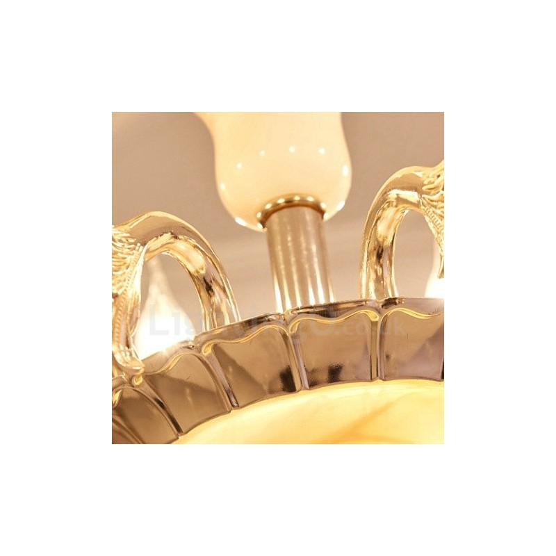 15 Light Traditional Classic Integrated Metal Chandelier