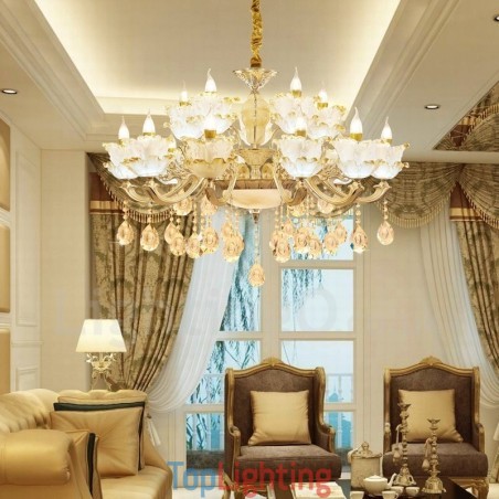 15 Light Traditional Classic Integrated Metal Chandelier 15 Light Traditional Classic Integrated Metal Chandelier