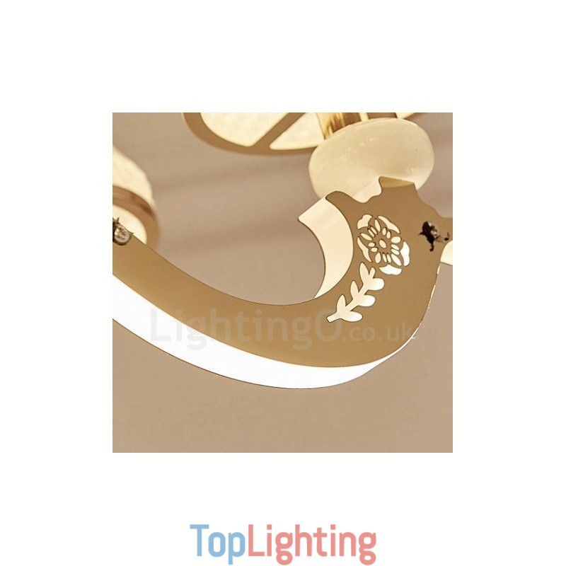 15 Light Traditional Classic Integrated Metal Chandelier