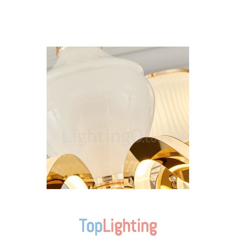 15 Light Traditional Classic Integrated Metal Chandelier