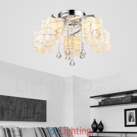 5 Light Modern Contemporary Integrated Chandelier 5 Light Modern Contemporary Integrated Chandelier