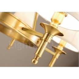 5 Light Rustic Lodge Integrated Metal Chandelier
