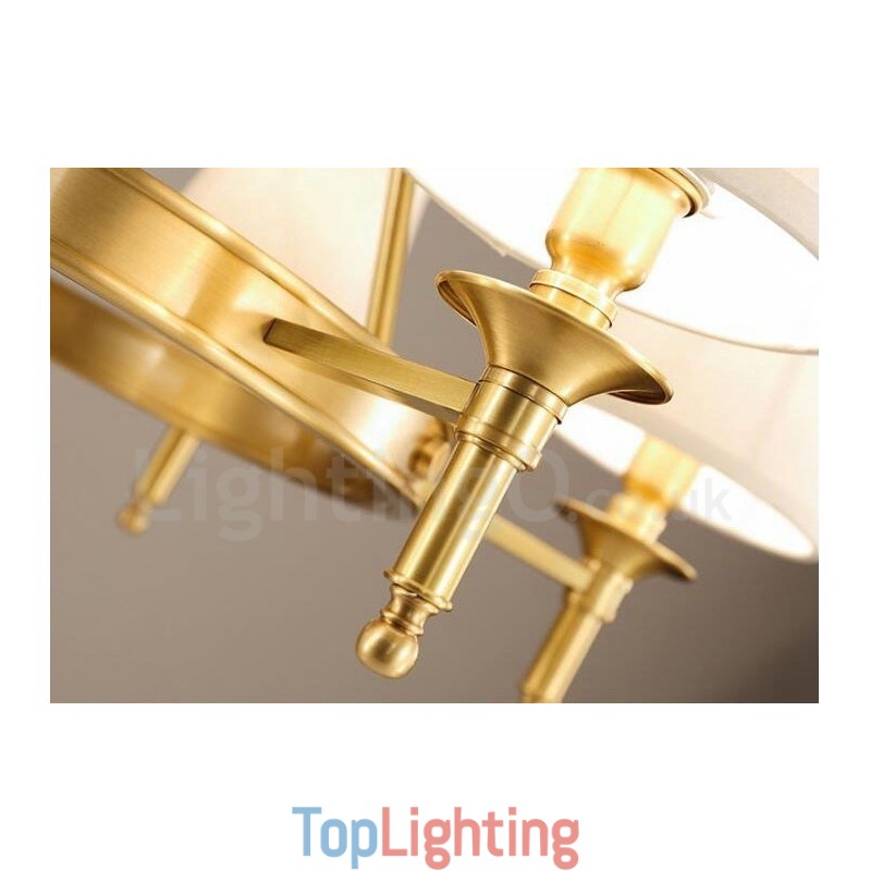 5 Light Rustic Lodge Integrated Metal Chandelier