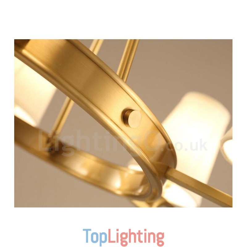 5 Light Rustic Lodge Integrated Metal Chandelier